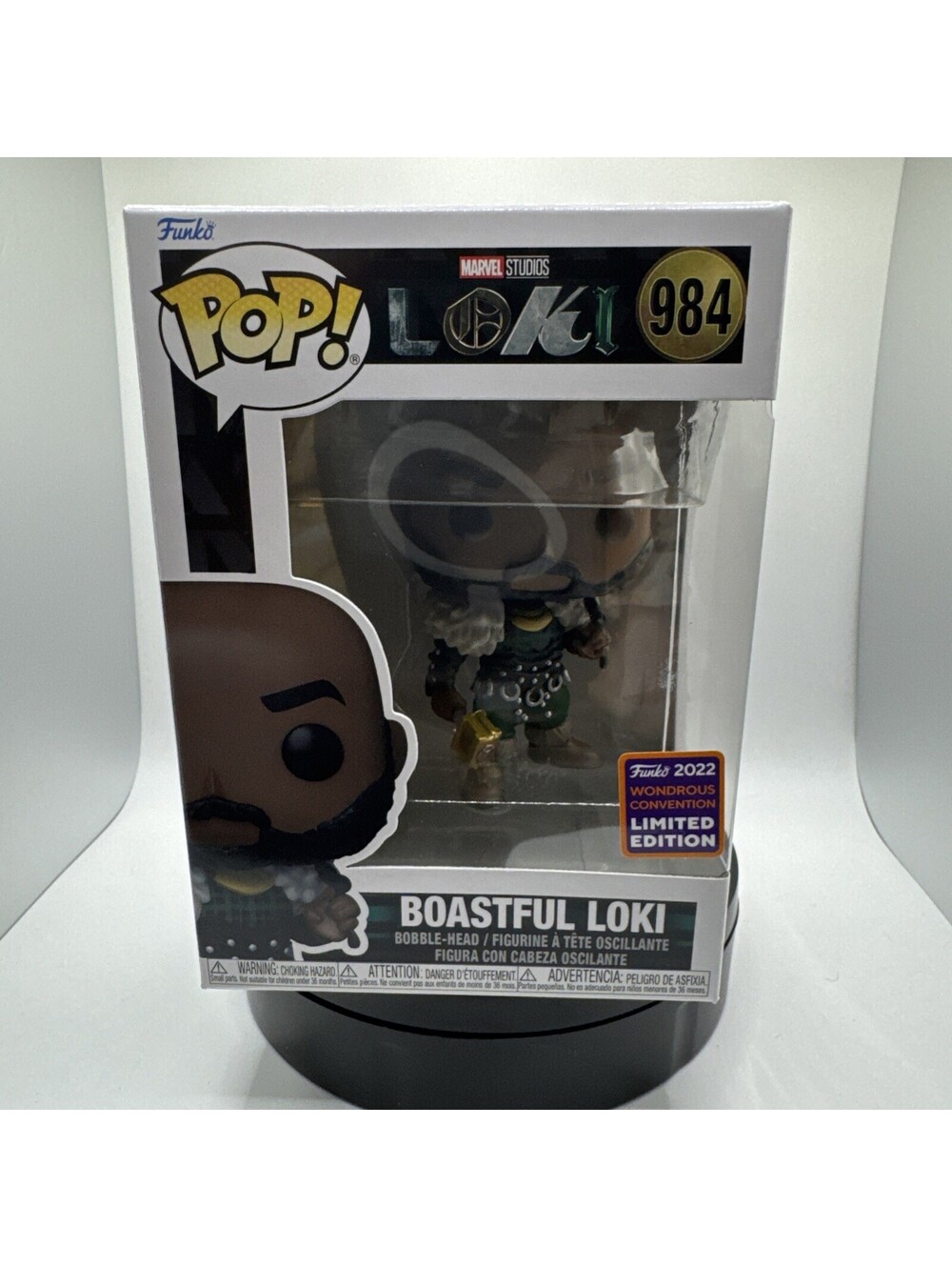 Funko Pop! Vinyl: Marvel Loki - Boastful Loki - 2022 Wondrous Convention LE #984